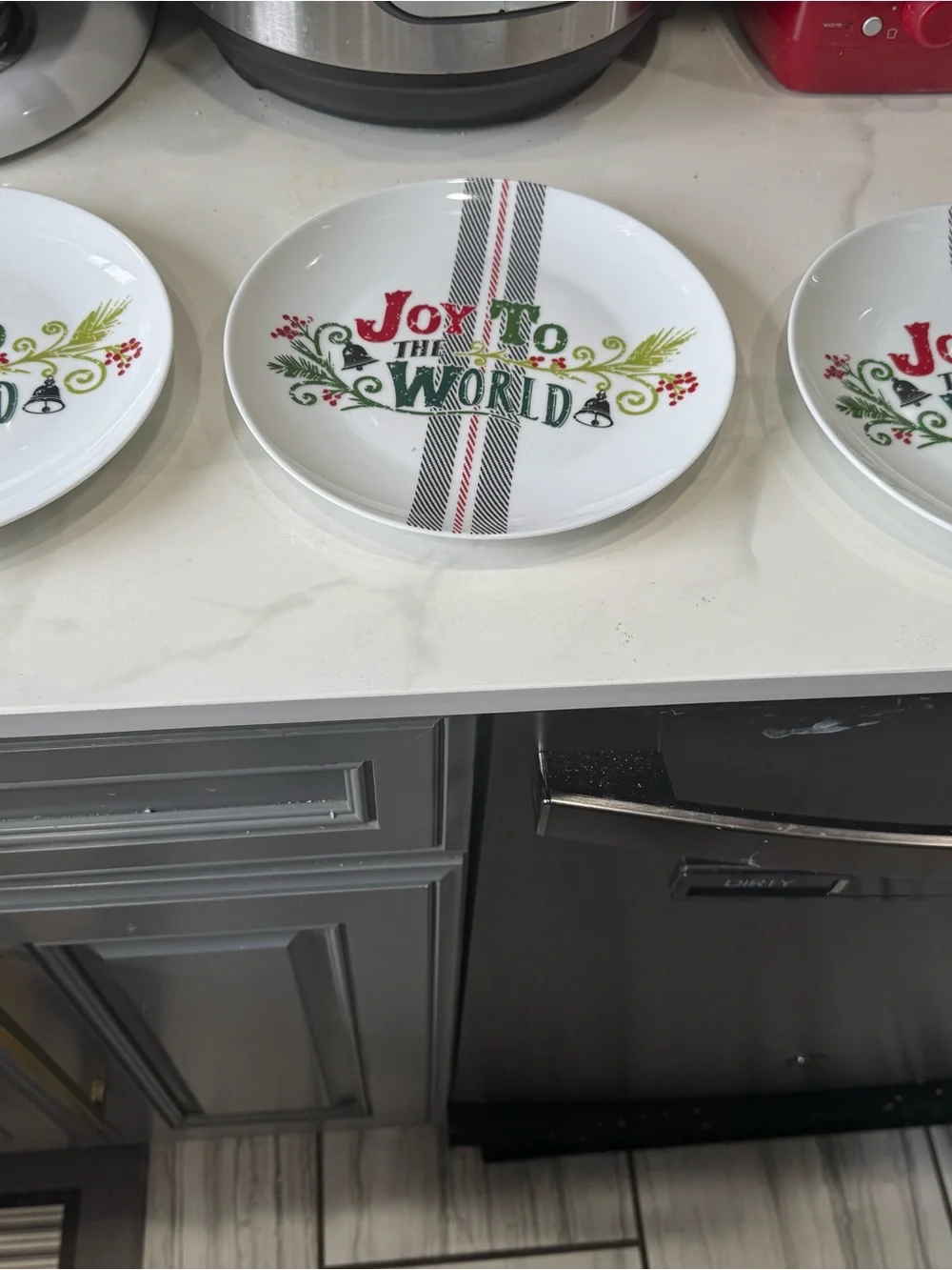 Better Homes And Gardens White Decorative Plate - Floral Accent